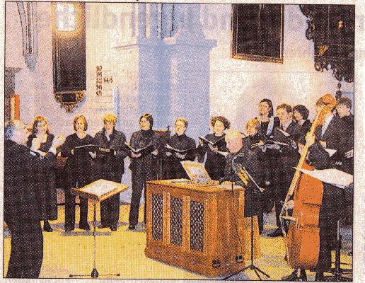 Der W&uuml;rzburger Chor cappella vocale trat den Beweis an, dass die menschliche Stimme immer noch das sch&ouml;nste Insturment ist.